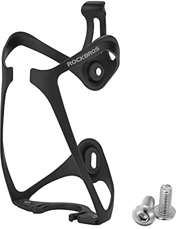 ROCKBROS Porte-bidon de Vélo VTT Universelle, Support de Bouteille avec vis Léger pour bidon 500ml 550ml, 650ml, 750ml