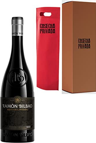 Botella Exclusiva Regalo Ramon Bilbao Edicion Limitada- Nota Regalo Vino - Envío 24h - Botellas de Vino Tinto - Enviado por Cosecha Privada - Bot RB EL Funda