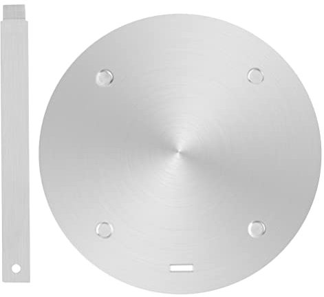 Kichvoe 1juego Placa De Inducción Difusora De Calor De Inoxidable Adaptador Para Cocina De Gas y Eléctrica Mejor Distribución Del Calor Compatible Utensilios