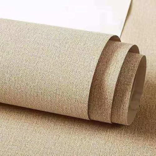 ALRIUS Papel de Contacto impermeable de vinilo, papel tapiz autoadhesivo texturizado de lino para sala de estar, calcomanías de pared del dormitorio, renovación de muebles