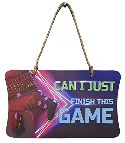 Gifts for Boys, Gamers & Best Friend. Gaming Accessories, Teenage Boy Gifts. Gift for Xbox Gamers, Minecraft, Fortnite Lovers. Novelty Gifts for Men & Father's Day. Warning Sign Bedroom Accessories