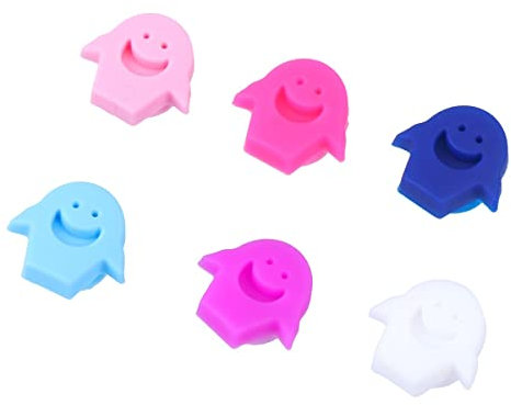 Segnabicchiere Silicone 12pcs Marcatori di Vetro Bere Charms Identificatore Tag for marcatura di Tazze for Bere