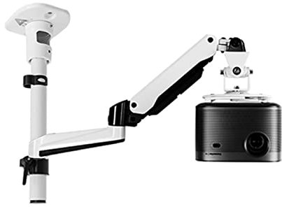 zhongqunli Extendable Projector Projector Bracket Wall Mounted Projector Hanger Projector Hanger Air Pressure Hover Telescopic Rotation Stand Projector Wall Mount(GAPR07-B)