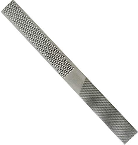QPWYSH Cinceles, Lima de escofina de 4 vías Limas de carpintería de Acero multifuncionales Limas de Mano de escofina de Madera for reparación de Carpintero ebanista 200 mm/8 Pulgadas