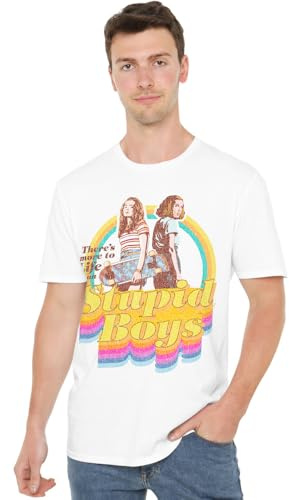 Stranger Things Dumma pojkar unisex t-shirt, vit, medium, Vitt, M