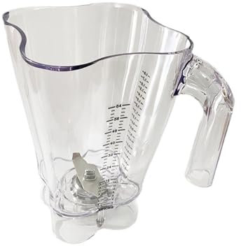 WVGFAUXA Cuerpo De Vaso De Licuadora, Compatible con Hamilton Beach, HBH650, HBH850, HBH550, Vaso De Licuadora De Repuesto con Cuchilla, Sin Tapa.