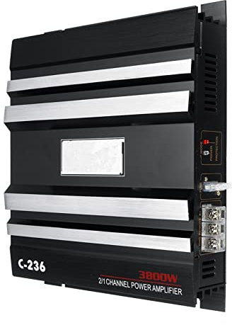 DIGNIFE Amplificatore Audio, 380. 0W 12V. Amplificatore for Auto multicanale Potente Auto Audio Audio Subwoofer in Lega di Alluminio Veicolo Power Stereo Amp Amplificatori del Suono