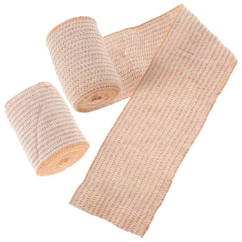 COLLBATH 2 rouleaux Élastique de Compression Maintien Cheville et Soutien Sportif pour Blessures Protection Musculaire et de Contention Polyvalent