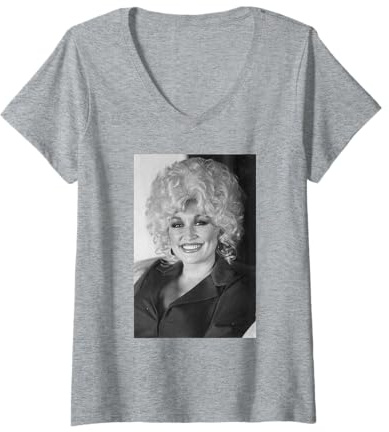 Femme La chanteuse Dolly Parton Dolly in Concert Era 1983 T-Shirt avec Col en V