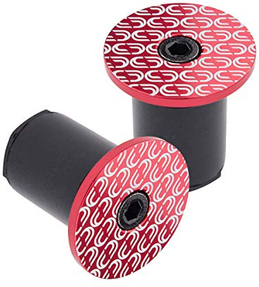 Deda Elementi loop bar-end pluggar, röd
