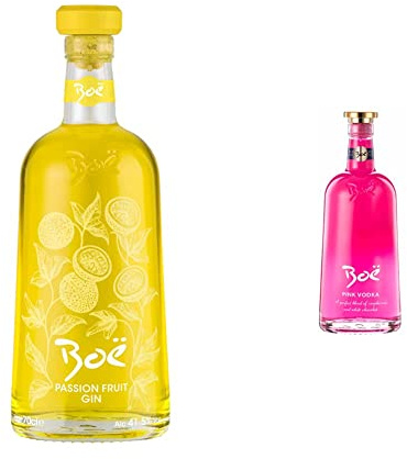 Boe Passion Fruit Gin – 50cl & Boë Pink Vodka