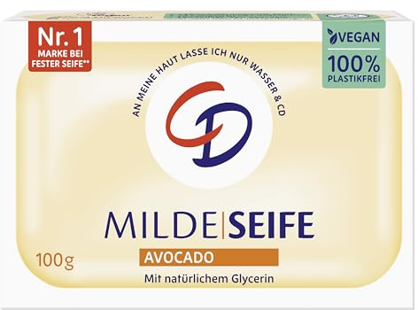 CD Savon doux Avocado 100 g végétalien et sans microplastique