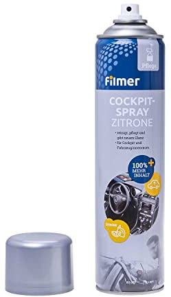 Cockpitspray Zitrone 600ml, Reinigung und Pflege von Kunststoffteilen, Kunstleder und Holz, antistatisch, Innenraum PKW, Motorrad