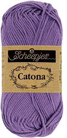 Scheepjes - Scheepjes Catona 113 Riddarsporre Garn - 10x50g