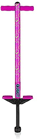 Flybar Jolt Pogo Stick for Kids Ages 6 and Up, 40 to 80 Pounds, Perfect for Beginners, Easy Grip Foam Handles, Anti-Slip Foot Pegs, Outdoor Jumper Toys for Boys & Girls, Outside Toys for Kids