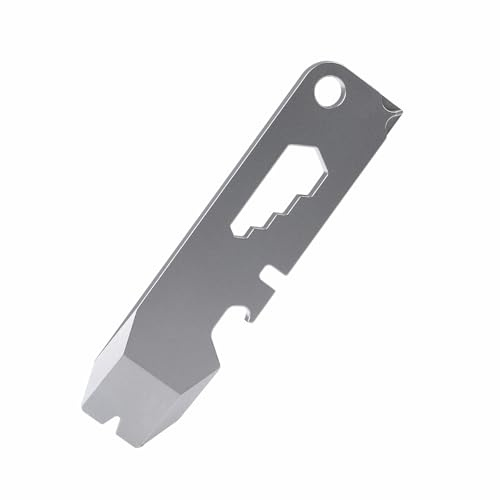 ResafeLy Titan-Schlüsselanhänger-Werkzeug, leichtes Mehrzweck-Werkzeug, Farbdosenöffner, Hebelwerkzeuge, Schraubenschlüssel, Flaschenöffner, ideal für den täglichen Gebrauch, RFLPB05