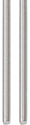 DTGN M8x1.25x250mm(DxPxL) Gewindestange - 2er Pack - Gut für Maschinen - Gewindestange aus 304 Edelstahl mit Rechtsgewinde - Silber