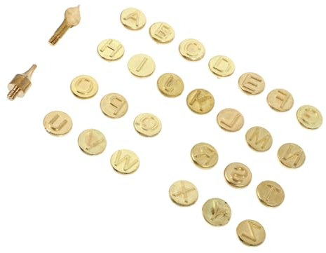 SHINEOFI Juego De 28 Puntas Para Soldador y Quemar Madera, Punta De Quemador De Cobre Para Grabado y Pirograbado, Herramienta Talla Precisa Para Manualidades y Trabajar Hierro, Uso Profesional