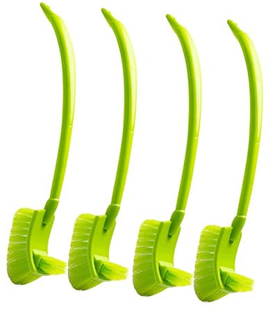 MAGICLULU Toilettenbürste Mit Ergonomischem Griff Grüne Reinigungsbürste Für Badezimmer Toilettenbürstenzubehör Heimgebrauch
