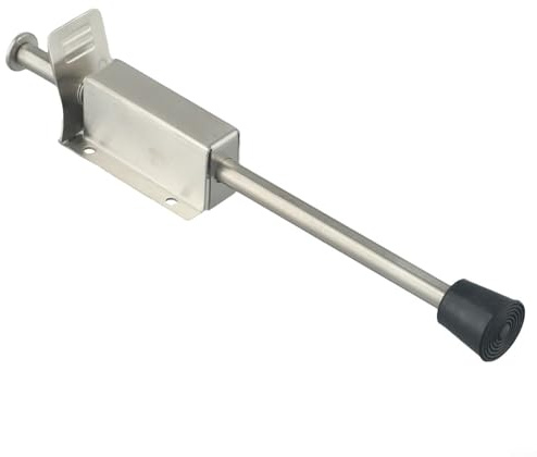 Fußbetätigter Türstopper aus Edelstahl, praktisch für den täglichen Gebrauch (250 mm)