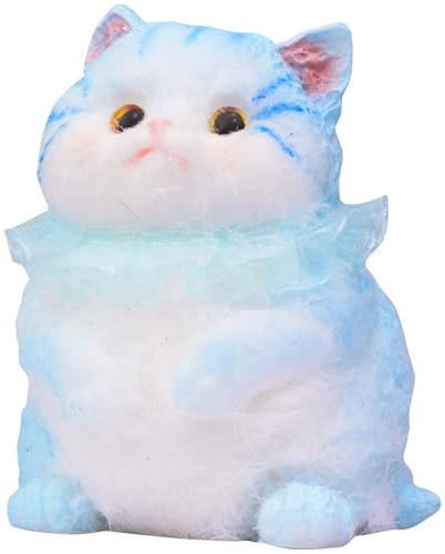 Mwmoeen Groß Squishy Katze, handgemachte Katze Taba Squishy für Stressabbau, niedliche weiche Katze Fidget für Erwachsene