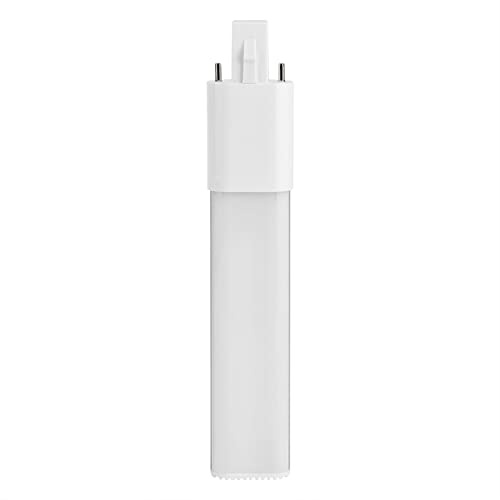G23 Base 6W LED Lamp, 2 Pin Compact Horizontal Recessed PL Bulb, Warm & Cool Light Option, Ideal for Wall Sconces and Bathroom Vanity Lighting(G23-Warm White)