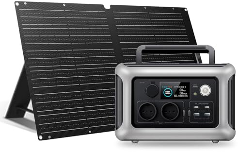 ALLPOWERS R600 Station électrique portable avec panneau solaire 100W