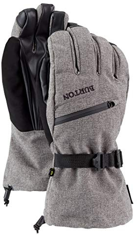 Burton Gore-Tex-handskar för män, Gore-Warm-teknik med avtagbart foder, herr, snowboardhandskar, herr Gore-tex Glove, Bog Heather W20, Small