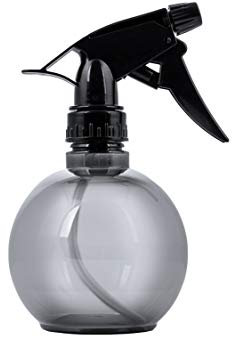 PONIK'S PROFESSIONAL - Friseur Sprühflasche Kugel – Wassersprühflasche Wassersprüher Friseurbedarf Wasserzerstäuber – Schwarz, 300 ml