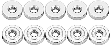 10/5/2/1 x Rändelmutter M3 M4 M5 M6 M8 M10 Nurled Thumb Nuts aus Kohlenstoffstahl(M3（10pcs）)