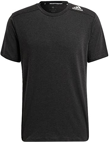 adidas Herren Designed for Training Tee, Black, M