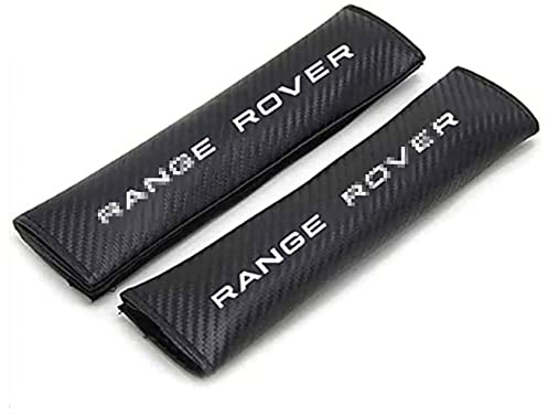 2 Pezzi Imbottiture Cinture Di Sicurezza,Per Range Rover Fibra Di Carbonio Spallina Cintura Di Sicurezza Morbida Confortevole Accessori Interni