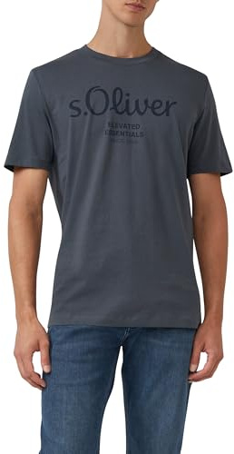 s.Oliver T-Shirt aus Baumwolle mit Label-Print