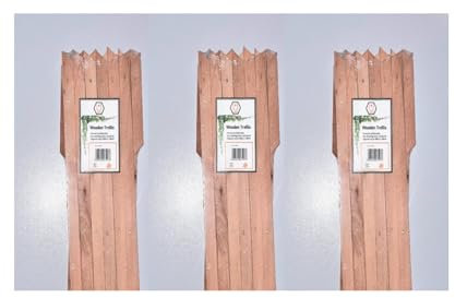 kanta 3 x Garden Trellis Expandable Wooden Plant Support 150cm x 60cm colour shades may vary.