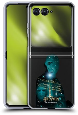 Head Case Designs Officially Licensed Harry Potter Voldemort Yew Wand Deathly Hallows XXXVIII Soft Gel Case Compatible With Razr 40 Ultra/Razr+ 2023