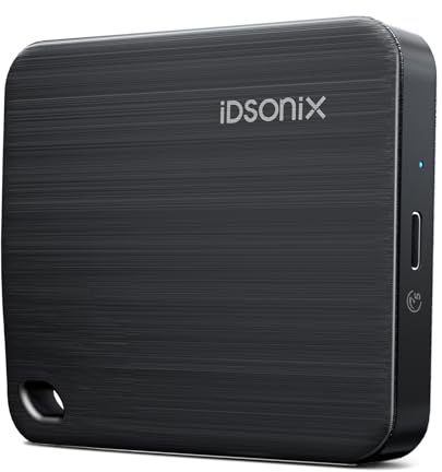 iDsonix 4TB Externe SSD, USB 3.2 Gen 1 bis zu 466MB/s, SSD Festplatte Extern mit 2 in 1 USB C Kabel, Portable SSD für USB-C Smartphone, PC, Tablet, Laptop - i5PLUS