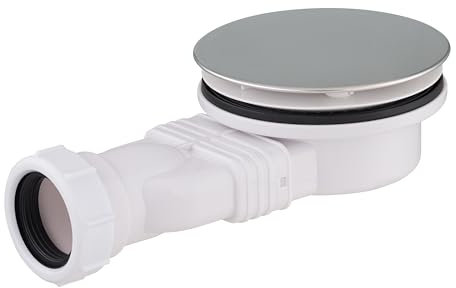 Bonde de douche ultra plate diamètre 90 mm pour receveur extra plat hauteur de reserve 60 mm | Evacuation tube PVC 40 mm ecoulement 41 litres/minute NOYON & THIEBAULT