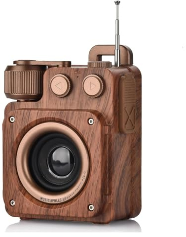 Junterone Enceinte Bluetooth Rétro, Radio Rétro pour, Le Bureau, Décoration Vintage, Enceinte Bluetooth Portable Vintage