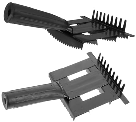 HAPINARY Pferdehaarkamm Mit Reinigungsbürste Für Tierhaare Pferdereinigungs-haarentfernungskamm Aus Gummi Und Metall Ergonomischer Griff Für Pflege