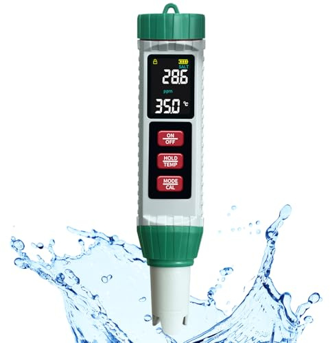 SenZjx Bodenmessgerät 6-in-1 Bodentest Messgerät - Multifunktionaler Bodentester für Fruchtbarkeit, Temperatur, Licht, pH-Wert, Bodenfeuchtigkeit und Umgebungsfeuchtigkeit (Blau)