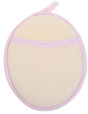 FRCOLOR Esponja de Baño de de Bambú Antibacteriana para Bebés Absorbente y para Piel Sensible Paño Multiusos para Baño y Cuidado Infantil Rosa