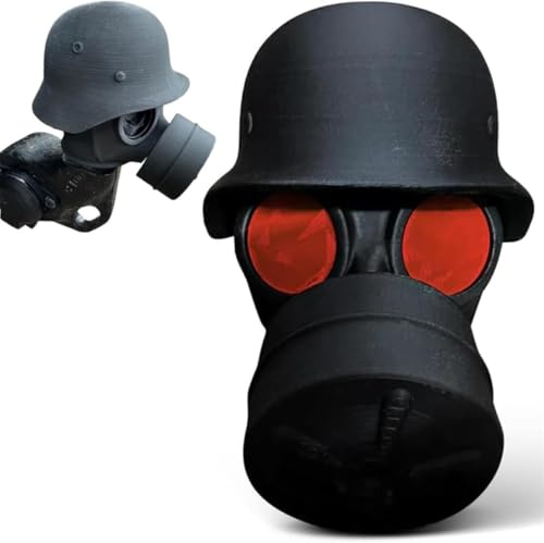 Wvu & Wvo Lustige Gasmaske,Anhängerkupplung, Anhänger, Nabenlager, Staubkappen, Schutzkappe für Anhängerkupplung, Universal-Steckerkappen für Deichselanhänger