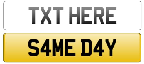 Number | Same Day | Fast Post | Badges/Borders Holders UK frame | Holder | Borders Various Badges | Plates Holders | Customisation Up To 25 Characters | Sign Placement | Display