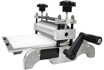 Tischdruckpresse,Kompakte Linoldruckmaschine Mit Walze Für Holzschnitt Kupferstich Linoleum-Manuelles Linoldruck Werkzeug-Flachbett Druckpresse Set Grafik Kunst