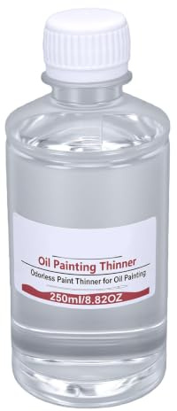 Generic Oil Painting Diluent Efficient Odorless Mineral Spirits for Art Projects 250ML Water Washable Solvent
