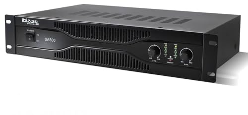 Amplificateur sono 2 x 250W rack 19 XLR/RCA/Jack 6.35mm - Ibiza Sound SA500