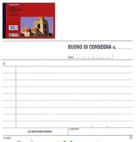 20 PZ BLOCCO BUONI CONSEGNA AUTORICALCANTI TRIPLICE COPIA DU161583300