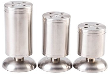 V5 acier inoxydable 120 mm Lot de 4 pieds de meubles Pied Canapé Pieds Meubles pieds de meuble Calzos Pata Mueble