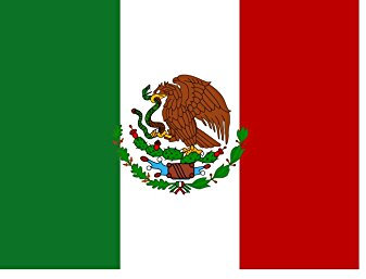 STOCK, bandiera, Flag, bandiera, 30 x 45 cm Messico, Messico, Nel Set da pezzi