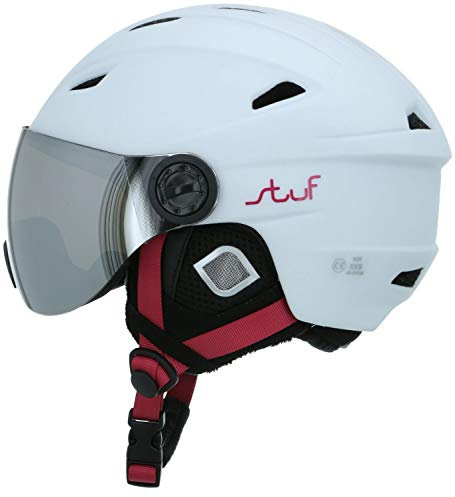 Stuf Visor JR. Helm Größe 51 Weiss-Berry